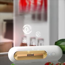 (Double-Click to Turn On, Long-Press to Turn Off) Refrigerator Deodorizer, USB Rechargeable Air Purifier, Pet Purifier, Household Wardrobe and Shoe Cabinet Deodorizer, Odor Eliminator, Suitable for Home Use and Travel