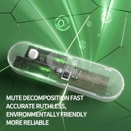 (Double-Click to Turn On, Long-Press to Turn Off) Refrigerator Deodorizer, USB Rechargeable Air Purifier, Pet Purifier, Household Wardrobe and Shoe Cabinet Deodorizer, Odor Eliminator, Suitable for Home Use and Travel