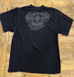 Classic Y2K Gothic Style High Street T-shirt Print Oversized T Shirt Harajuku Round Neck Cotton Tops 2026 Summer Men Women Tops