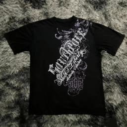 Classic Y2K Gothic Style High Street T-shirt Print Oversized T Shirt Harajuku Round Neck Cotton Tops 2026 Summer Men Women Tops