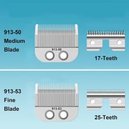 Replacement 91350 Adjustable Medium Blade Compatible with Oster Fast Feed 076023 and Salon Pro Clippers 076830 Accessories Head