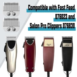 Replacement 91350 Adjustable Medium Blade Compatible with Oster Fast Feed 076023 and Salon Pro Clippers 076830 Accessories Head