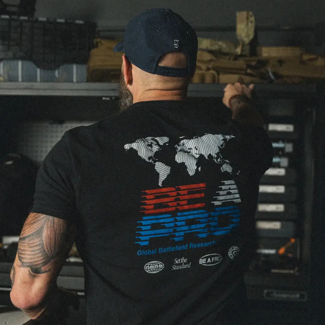 R. W.B. Be A Pro Military Training Tactical Casual T-shirt Men's and Women's Luxury Brand Top