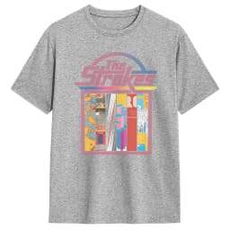 The Strokes Band 100 Cotton T Shirt For Men Summer Aesthetic T Shirts O Neck Leisure Tees Oversized Print Tops