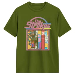 The Strokes Band 100 Cotton T Shirt For Men Summer Aesthetic T Shirts O Neck Leisure Tees Oversized Print Tops