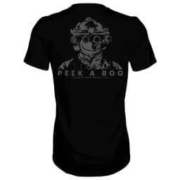 PEEK A BOO OPERATOR SKULL Men's T-Shirt - Combat Iron Military T-shirt - Suitable for Sports Wear Comfortable To Wear