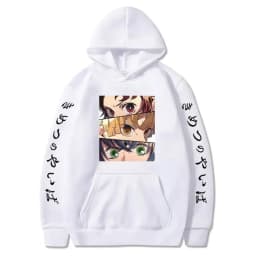 2026 New Demon Slayer Graphic Printed Hoodie Sweatshirt Men's and Women's Hoodie Men's Tops Sports Hoodie Harajuku Y2K Hoodie