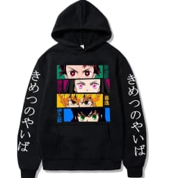 2026 New Demon Slayer Graphic Printed Hoodie Sweatshirt Men's and Women's Hoodie Men's Tops Sports Hoodie Harajuku Y2K Hoodie