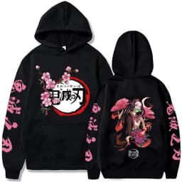 2026 New Demon Slayer Graphic Printed Hoodie Sweatshirt Men's and Women's Hoodie Men's Tops Sports Hoodie Harajuku Y2K Hoodie