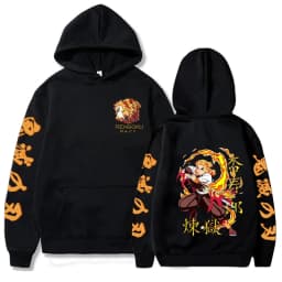 2026 New Demon Slayer Graphic Printed Hoodie Sweatshirt Men's and Women's Hoodie Men's Tops Sports Hoodie Harajuku Y2K Hoodie