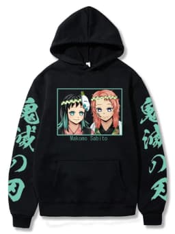 2026 New Demon Slayer Graphic Printed Hoodie Sweatshirt Men's and Women's Hoodie Men's Tops Sports Hoodie Harajuku Y2K Hoodie