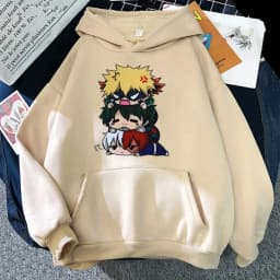 Cartoon My Hero Academy Anime Spring and Autumn Men's Fashion Leisure Versatile Hoodie