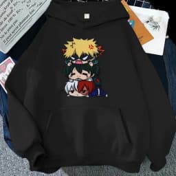 Cartoon My Hero Academy Anime Spring and Autumn Men's Fashion Leisure Versatile Hoodie