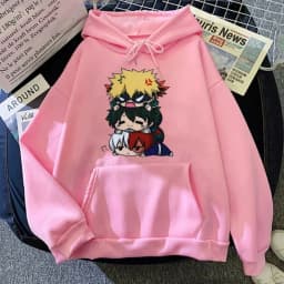 Cartoon My Hero Academy Anime Spring and Autumn Men's Fashion Leisure Versatile Hoodie