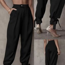 Women's Elegant, Casual, Fashionable, Outdoor Sports, Slimming, Versatile, Japanese, European and American Suit Pants