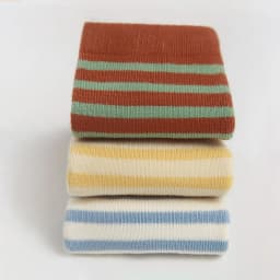 5 Pairs Striped Anti-Slip Baby Floor Socks, Children's Cartoon Animal Mid-Calf Socks, Suitable for All Seasons to Wear