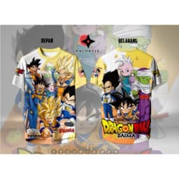 2026 Summer Dragon Ball Retro Fitness T-shirt Men's Oversized 3D Printed Short-sleeved Family Unisex Children's Sports Shirt