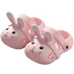 2026 Summer Cute Rabbit Children Slippers Cartoon Outdoor Clogs For Girls Toddler Waterproof Anti Slip EVA Kids Beach Shoes