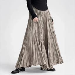 Seoulish Spring Summer High Waist Irregular Pleasted Women's Long Skirts 2026 New Solid Vintage Casual Umbrella Skirts Female