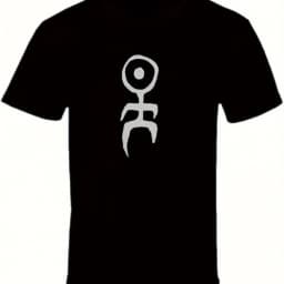 Einsturzende Neubauten Men's Casual T-Shirt- Classic Crew Neck Short Sleeve T-shirt with White Stripe Logo Graphic Print
