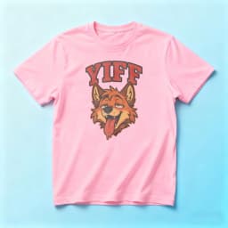 Furry Yiff Fox Shirt Fluffy Lover Merch Gift Fandom Clothing Cosplay Role Play Tops Hot Fox Graphic Tee Men Fashion Streetwear