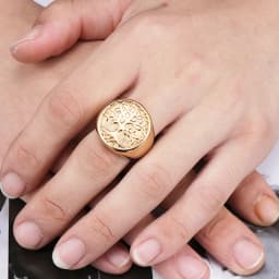 8/9/10/11/12/13 Life Tree Ring Men Women Stainless Steel Waterproof Gold-Color Big Size Finger Jewelry Wholesale Drop Shipping