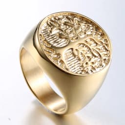 8/9/10/11/12/13 Life Tree Ring Men Women Stainless Steel Waterproof Gold-Color Big Size Finger Jewelry Wholesale Drop Shipping