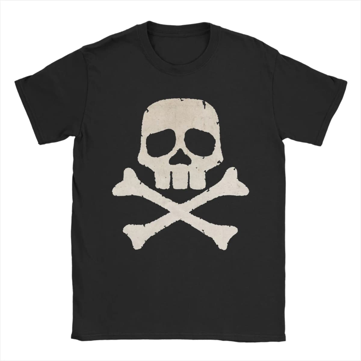 Space Pirate Captain Harlock Albator T Shirt Men's Cotton Funny T-Shirt Round Collar Tee Shirt Short Sleeve Tops Summer