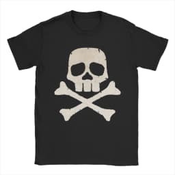 Space Pirate Captain Harlock Albator T Shirt Men's Cotton Funny T-Shirt Round Collar Tee Shirt Short Sleeve Tops Summer