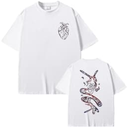 Anime The Summer Hikaru Died Hikaru Yoshiki Graphic T-shirt Men Women Cartoon Casual Oversized T Shirt Manga Streetwear Unisex