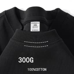 300g Cotton T-Shirts Men Short Sleeved Heavyweight Summer Round Neck Loose Breathable Shirt for Men Women Basic Tees