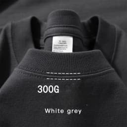 300g Cotton T-Shirts Men Short Sleeved Heavyweight Summer Round Neck Loose Breathable Shirt for Men Women Basic Tees