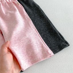 New Spring-Autumn Style Men's and Women's Baby-Sized Korean-Style Fake Two-Piece Hooded Base Shirt and Wide-Leg Pants Set
