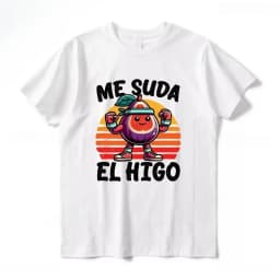 Me Suda El Nabo Women's Sleeve Printed T-shirt Funny Spanish Jokes Vintage Soft Casual Tops Women Clothing Graphic Tshirts