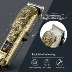 Cordless Hair Clipper for Men Rechargeable Professional T-Blade Trimmer Kit with Li-ion Battery Home Haircut & Beard Styling Set