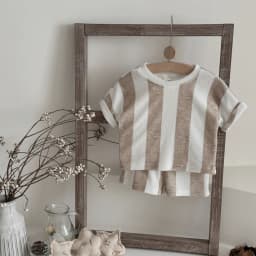 Kids Clothes Children's Striped Suit Short-sleeved+shorts 2-piece T-shirt Summer Baby Clothes Children Clothing Boys Girls