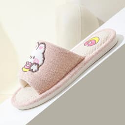 Linen Cotton All-Season Slippers, Unisex Breathable Soft Sole House Shoes, Non-Slip Hardwood Floor Indoor Home Slides for Couple