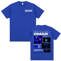 Omar Courtz Por Si Manana No Estoy 2026 Tour Cover T Shirt Unisex Harajuku Aesthetic Oversized T-shirts Men Summer Tops T Shirts
