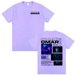 Omar Courtz Por Si Manana No Estoy 2026 Tour Cover T Shirt Unisex Harajuku Aesthetic Oversized T-shirts Men Summer Tops T Shirts