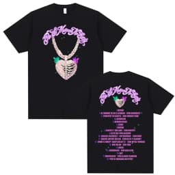 Omar Courtz Por Si Manana No Estoy 2026 Tour Cover T Shirt Unisex Harajuku Aesthetic Oversized T-shirts Men Summer Tops T Shirts
