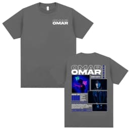 Omar Courtz Por Si Manana No Estoy 2026 Tour Cover T Shirt Unisex Harajuku Aesthetic Oversized T-shirts Men Summer Tops T Shirts