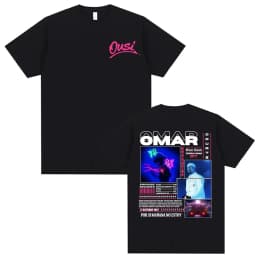 Omar Courtz Por Si Manana No Estoy 2026 Tour Cover T Shirt Unisex Harajuku Aesthetic Oversized T-shirts Men Summer Tops T Shirts