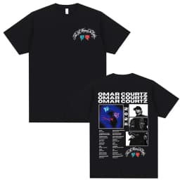Omar Courtz Por Si Manana No Estoy 2026 Tour Cover T Shirt Unisex Harajuku Aesthetic Oversized T-shirts Men Summer Tops T Shirts