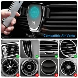 30W Car Wireless Charging Phone Holder 360° Rotation Car Navigation GPS Bracket For iPhone Xiaomi Samsung Fast Charging Station