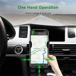 30W Car Wireless Charging Phone Holder 360° Rotation Car Navigation GPS Bracket For iPhone Xiaomi Samsung Fast Charging Station
