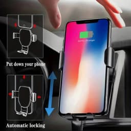 30W Car Wireless Charging Phone Holder 360° Rotation Car Navigation GPS Bracket For iPhone Xiaomi Samsung Fast Charging Station