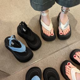 Women's Thick Soled Wedge Sandals, Summer Fashionable New Comfortable Hot Selling Women's Shoes Lightweight Casual Beach Sandals