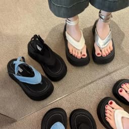 Women's Thick Soled Wedge Sandals, Summer Fashionable New Comfortable Hot Selling Women's Shoes Lightweight Casual Beach Sandals