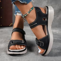 New Summer Casual Platform Sandals Women Comfortable Fashion Thick Sole Outdoor Sports Sandals Non Slip Wading Beach Shoes Women