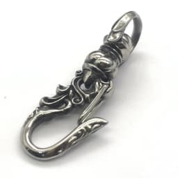 1PCS Key Hook 316Stainless Steel Punk Carabiner Keychain Mens DIY Lobster Clasp Making Clips Spring Buckle